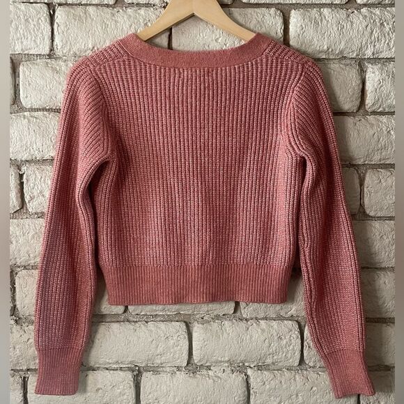 Sincerely Jules Women's Pink Cardigan Sweater - Picture 4 of 4